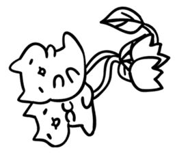 Mitchiri Cat Modern sticker #4523588