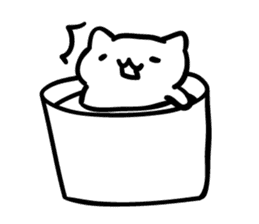 Mitchiri Cat Modern sticker #4523594
