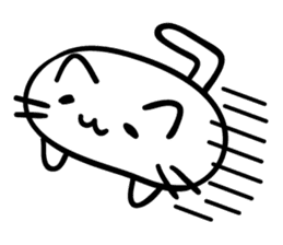 Mitchiri Cat Modern sticker #4523595