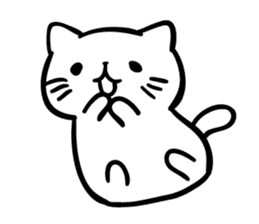 Mitchiri Cat Modern sticker #4523598