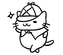 Mitchiri Cat Modern sticker #4523608