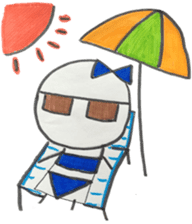 Ribbon Girl's Daily Life sticker #4524200