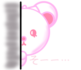 Bear chocolate sticker #4524325