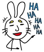 Two rabbit. sticker #4524622