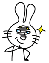 Two rabbit. sticker #4524635