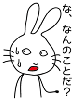 Two rabbit. sticker #4524636