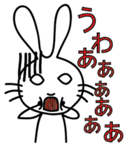 Two rabbit. sticker #4524637