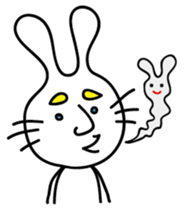 Two rabbit. sticker #4524638