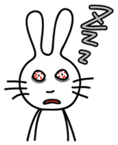 Two rabbit. sticker #4524639