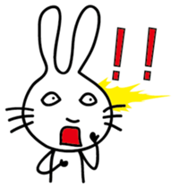 Two rabbit. sticker #4524649