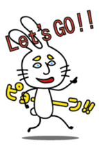 Two rabbit. sticker #4524654