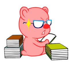 pink KUMA sticker #4525696