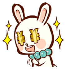 "nagomichan" and "god rabbit (shentu)" sticker #4526342