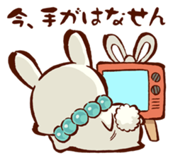 "nagomichan" and "god rabbit (shentu)" sticker #4526343