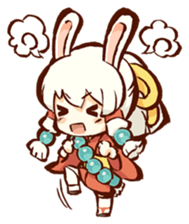 "nagomichan" and "god rabbit (shentu)" sticker #4526345