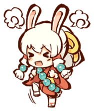 "nagomichan" and "god rabbit (shentu)" sticker #4526345