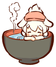 "nagomichan" and "god rabbit (shentu)" sticker #4526346