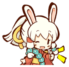 "nagomichan" and "god rabbit (shentu)" sticker #4526347