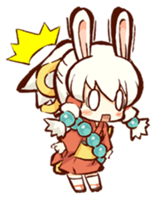 "nagomichan" and "god rabbit (shentu)" sticker #4526349