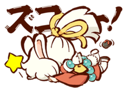 "nagomichan" and "god rabbit (shentu)" sticker #4526351