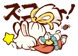 "nagomichan" and "god rabbit (shentu)" sticker #4526351