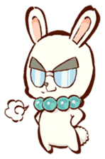 "nagomichan" and "god rabbit (shentu)" sticker #4526356