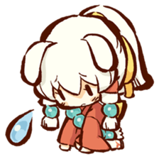 "nagomichan" and "god rabbit (shentu)" sticker #4526357