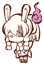 "nagomichan" and "god rabbit (shentu)" sticker #4526360