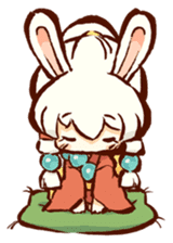 "nagomichan" and "god rabbit (shentu)" sticker #4526362