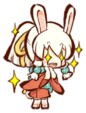 "nagomichan" and "god rabbit (shentu)" sticker #4526365