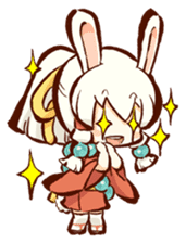 "nagomichan" and "god rabbit (shentu)" sticker #4526365