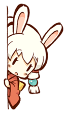 "nagomichan" and "god rabbit (shentu)" sticker #4526368