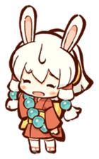 "nagomichan" and "god rabbit (shentu)" sticker #4526369