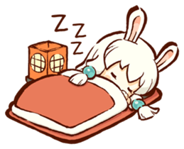 "nagomichan" and "god rabbit (shentu)" sticker #4526370