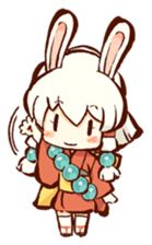 "nagomichan" and "god rabbit (shentu)" sticker #4526372