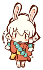 "nagomichan" and "god rabbit (shentu)" sticker #4526372