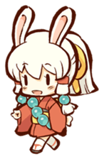 "nagomichan" and "god rabbit (shentu)" sticker #4526374