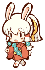 "nagomichan" and "god rabbit (shentu)" sticker #4526374