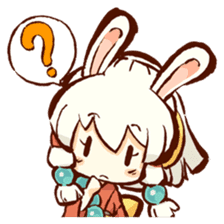 "nagomichan" and "god rabbit (shentu)" sticker #4526375