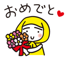 Hokkamuri Shy Girl sticker #4526904