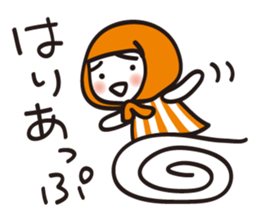 Hokkamuri Shy Girl sticker #4526912
