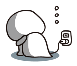 Hokkamuri Shy Girl sticker #4526930