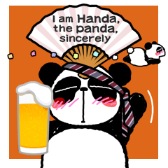 I am Handa, the panda, sincerely.
