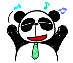 I am Handa, the panda, sincerely. sticker #4527337