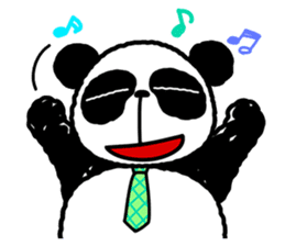 I am Handa, the panda, sincerely. sticker #4527337