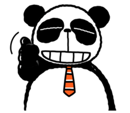 I am Handa, the panda, sincerely. sticker #4527338