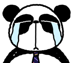 I am Handa, the panda, sincerely. sticker #4527340