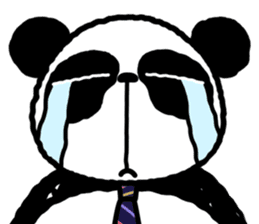 I am Handa, the panda, sincerely. sticker #4527340