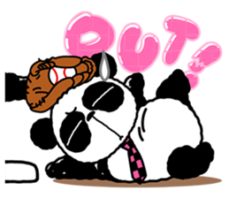 I am Handa, the panda, sincerely. sticker #4527343