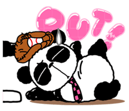 I am Handa, the panda, sincerely. sticker #4527343